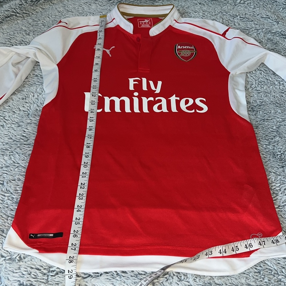 Authentic Arsenal Long Sleeve Jersey Size Medium - Picture 9 of 12